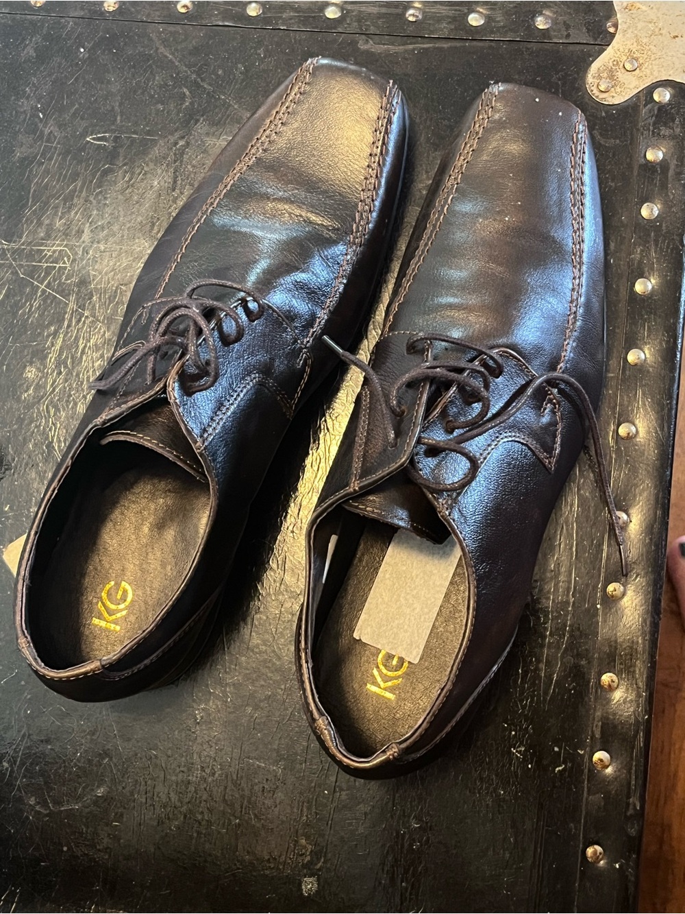 Kurt Geiger Men's dark Brown Dress Shoes (EXCELLENT condition) European 44